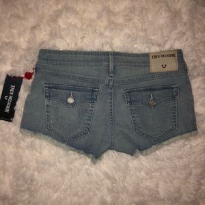 True Religion Joey Cut off Shorts